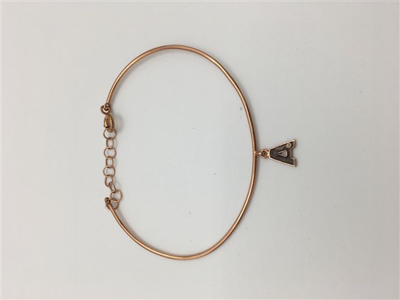 Bracciale Soma Gioielli Donna Bracciale oro rigido in Oro Diamante 0.07 Ct BUR BR 9KT OR/BR0.07 FILO A - BUR BR 9KT OR/BR0.07 FILO A